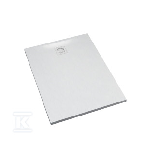 Душова кабіна з композитного матеріалу Stabilsound Plus® ONNLINE White Stone 90x120x3 см, прямокутна