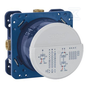Uniwersalny element podtynkowy Rapido SmartBox 1/2", głębokość instalacji 75-105 mm