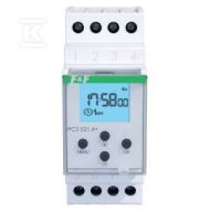 Годинник керування, програмований, універсальний PCZ-521.4-PLUS IOS і ANDROID 24÷264V AC/DC, 1 × NO/NC