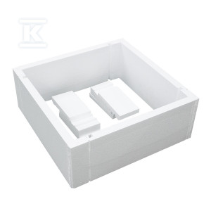 Піддон Stabilsound Plus для душових кабін 80x80x28 см квадратний
