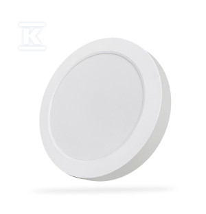 СВІТИЛЬНИК DOWNLIGHT 12W 1320lm 180° IP20 круглий, тепла/натуральна/холодна колірна температура, CCT, поверхневий монтаж