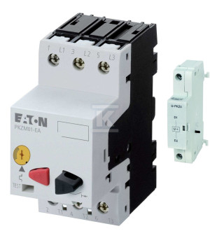 Wyłącznik silnikowy PKZM01,Ir=10-16A PKZM01-16-EA + Wyzwalacz zanikowy bezzwłoczny U-PKZ0(230V50HZ)
