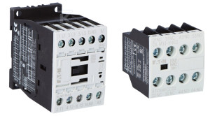 Stycznik 3kW/400V, sterowanie 24VDC DILM7-10-EA(24VDC) + Moduł styków pomocnicznych 2Z 2R DILM32-XHI22