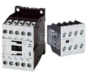 Stycznik 5,5kW/400V, sterowanie 24VDC DILM12-01-EA(24VDC) + Styki pomocnicze 2Z 2R DILA-XHI22