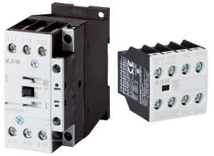 Stycznik 7,5kW/400V, sterowanie 230VAC DILM17-01-EA(230V50HZ,240V60HZ) + Styki pomocnicze 2Z 2R DILA-XHI22