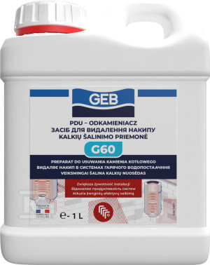 Preparat do usuwania kamienia kotłowego z instalacji C.O. 1 l PDU