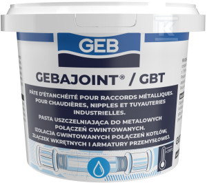 Pasta uszczelniająca GBT - do instalacji wodnych i parowych, 500g