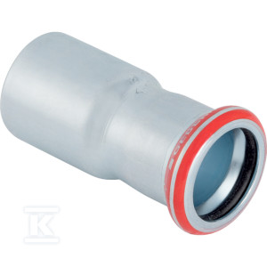 Zwężka Geberit Mapress C-Stahl z końcówką wsuwaną: d=18mm, d1=15mm