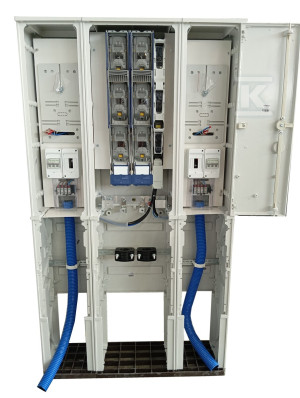 Złącze kablowo-pomiarowe ZK-3/RBL 2x400A+1x160A/2P/F