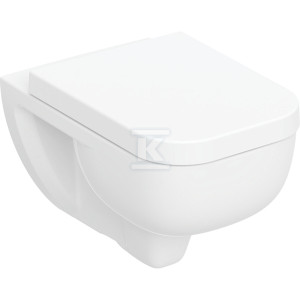 Zestaw wiszącej miski WC Selnova Square, lejowa, TurboFlush, z deską sedesową