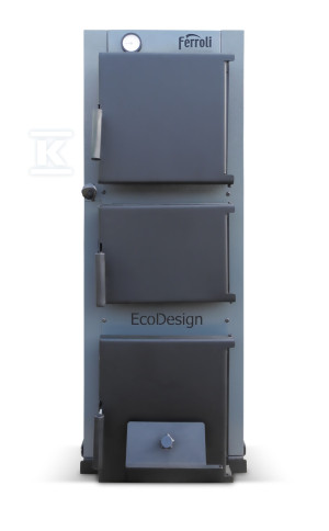 Екологічний дров'яний котел-газогенератор (holzgas) CGF UNO 18 потужністю 18 kW, природна тяга, ecodesign з регулятором тяги в комплекті з котлом