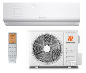 Klimatyzator 3,4 kW ścienny split komplet IX/OX 3.4 SONNIGER