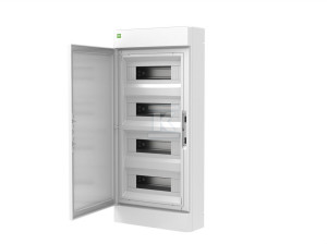 Rozdzielnica natynkowa Elegant 4x12 PE+N biała IP40