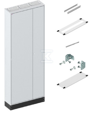 Obudowa metalowa stojąca  LXN250 3-12 GSX040007 IP41, (800x1850x250) ETI Polam