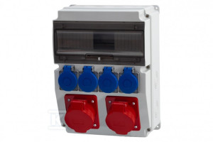 Розподільчий щит CAJA /12M/ 16/5, 32/5, 4x230V ONNLINE
