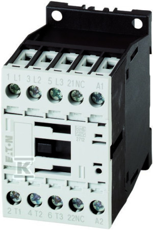 Контактор силовий, I=9A [AC-3] 0Z 1R DILM9-01(24VDC)