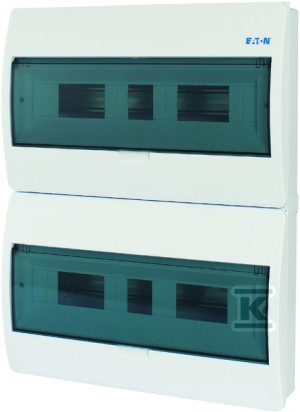 Rozdzielnica natynkowa, IP40, 36 modułów (2x18) BC-O-2/36-ECO