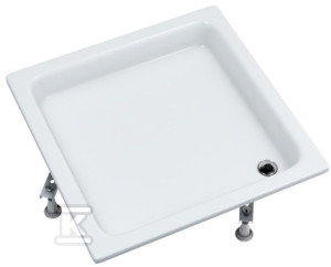 Brodzik akrylowy "Zefir" Standard Plus 80x80x26 cm kwadratowy