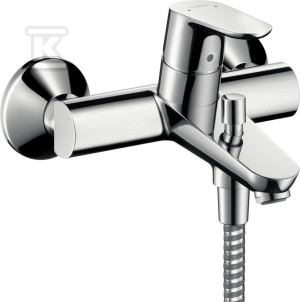 Ванна батарея Hansgrohe Focus E2 одноважільна DN15, настінний монтаж хром 31940000