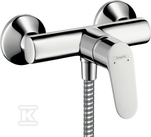 Душовий гарнітур Hansgrohe Focus E2 Одноважільний DN15, настінний монтаж хром 31960000