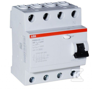 Wyłącznik różnicowo-prądowy FH204 AC-25/0,03 - 4-polowy
