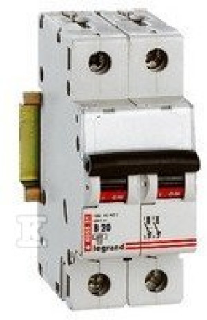 Wyłącznik nadprądowy S 302 2P B 10A 6000A TX3