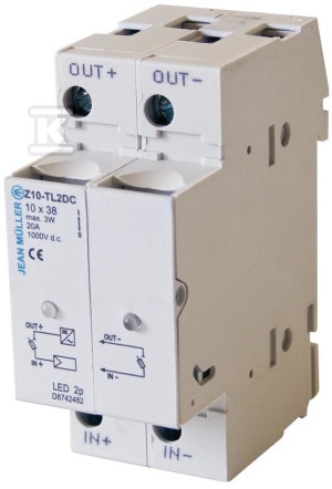 Rozłącznik bezpiecznikowy 10X38 Z10-TL2/DC 1000V/EWK.GPV