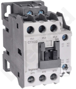 Stycznik CTX3 3P 9A 1NO1NC 230V AC