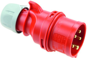 Переносний штекер Shark 16A 400V 3P+Z+N IP44
