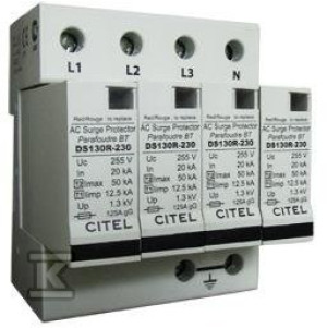 Ogranicznik przepięć typ 1+2 (BC) 50KA 4P DS134R-230