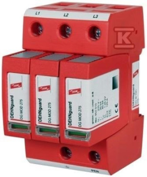 Ogranicznik przepięć DEHNguard M TNC 275, 3-biegunowy do sieci 230 V AC
