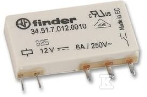 Реле 1P 6A 12V DC 34.51.7.012.0010