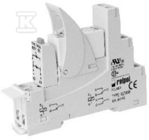 Інтерфейсний реле PI84-230AC-M93G-MS-2012, контакти: 2P, живлення: 230VAC, струм навантаження: 8A, ширина: 15,5mm