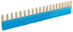 Złącze grzebieniowe ZG20-3 20-zębowe do PI6, PIR6W, PIR6WB, PIR6WT, PIR6WBT - niebieskie