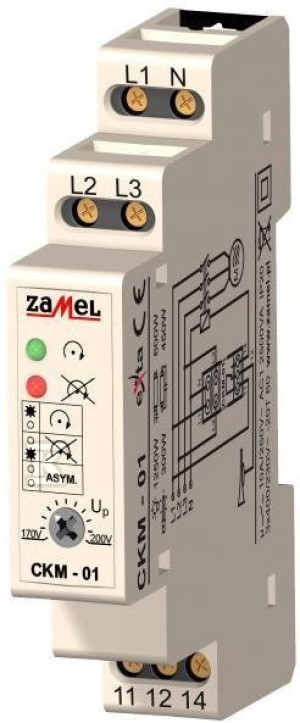 Czujnik kolejności FAZ 230/400V AC Typ: CKM-01