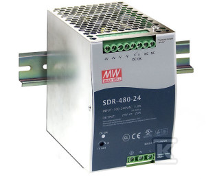 Zasilacz na szynę DIN 480W 24V 20A