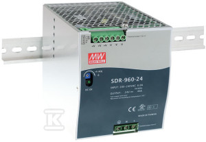 Zasilacz na szynę DIN 960W 24V 40A