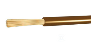 Przewód instalacyjny H07V-K (LGY) 1x16 brązowy bęben