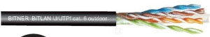 Kabel sieciowy BiTLAN U/UTPf 4x2x23 AWG (0,54) cat.6 350 MHz outdoor