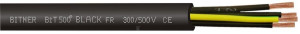 Przewód sterowniczy BiT 500 BLACK FR 4G0,75 500V