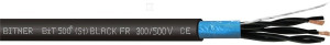 Провід керування BiT 500(St) BLACK FR 2x2x0,75 500V