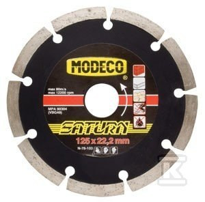Алмазний відрізний диск сегментований 125mm SATURN [MODECO]
