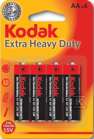 Bateria cynkowo-węglowa KODAK AAHZ-4 (R6), blister=4 szt