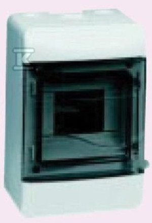 Rozdzielnica natynkowa 1x16+5x10mm2, 5 modułów, zaciski PE+N z drzwiczkami IP55