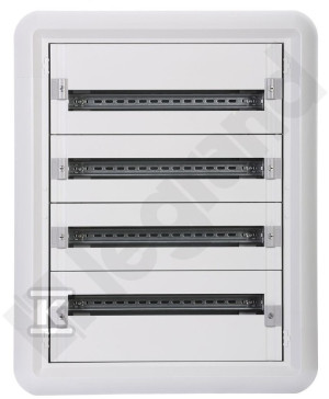 Rozdzielnica podtynkowa XL3 160 izolowana 4x24 modułowa (96 modułowa) - bez drzwi