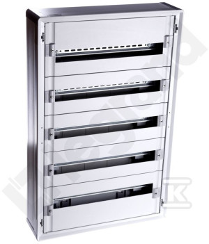 Rozdzielnica izolacyjna natynkowa XL3 160 5x24 modułowa (120 modułowa) - bez drzwi