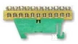 Нульова шина TH-35-11 зелена