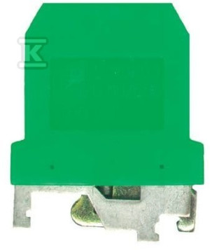 Złączka szynowa gwintowana żółto-zielona ZUO-10/35