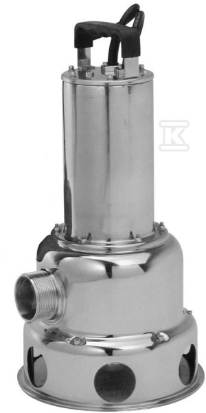 Pompa zatapialna PRIOX 50-500/11 M AUT V230/Hz50, do ścieków i wody brudnej (wolny przelot 50 mm), Qmax = 500 l/min, Hmax = 11 m, obudowa i wirnik ze