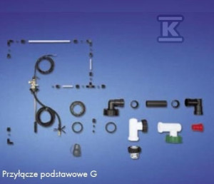 Przyłącze podstawowe G do zbiornika dwuściennego KWT 750L i 1000L